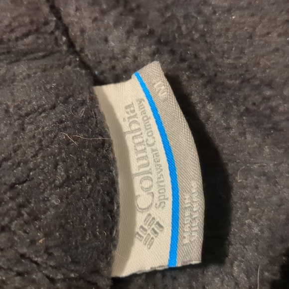 Columbia black zippered fleece jacket size M - Picture 15 of 15